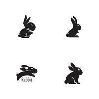 Rabbit vector icon illustration design