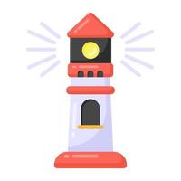 Lighthouse and Watch Tower vector