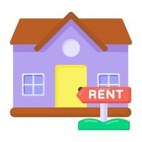 House For Rent vector