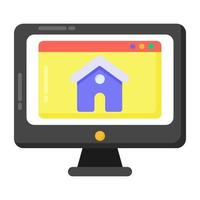 Real Estate Website vector