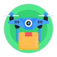 Drone Delivery and shipment vector