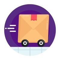 Secure and Protection Parcel vector