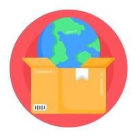 Global Delivery and Shipping vector