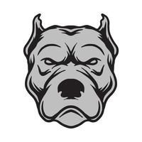 Dog face drawing vector