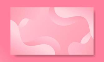 Abstract Pink Fluid Wave Background vector