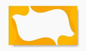 Abstract Yellow Fluid Wave Background vector