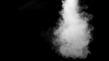 White smoke or fog effect background for action movie elements. video