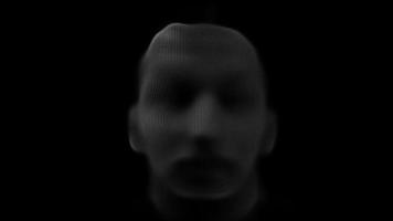 concepto de cabeza o rostro humano video