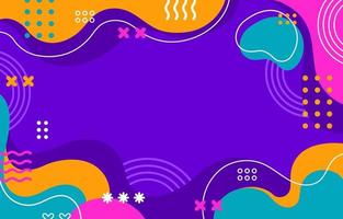 Colorful Fluid Abstract Background vector
