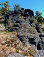 Stone Structure on Hash Rock Ochoco Mtns northeast of Prineville OR photo