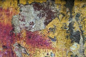 Abstract Old Grunge Cracked Stone Wall Surface photo