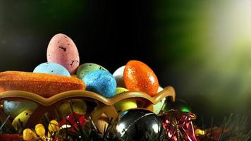 Colorful Traditional Easter Paschal Eggs