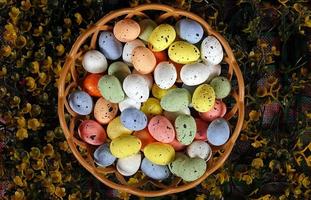 Colorful Traditional Easter Paschal Eggs