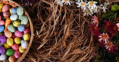 Colorful Traditional Easter Paschal Eggs photo