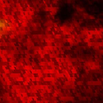 textura de vector naranja oscuro con estilo triangular.