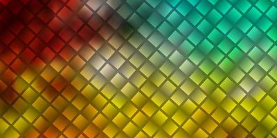 Light Multicolor vector background with rectangles.