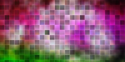 Light Pink, Green vector background in polygonal style.