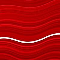 Light Red vector background with bent lines.