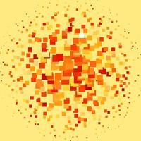 Light Red, Yellow vector background with rectangles.