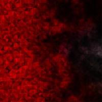 Dark Red vector background with triangles.