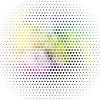 Fondo de vector multicolor claro con burbujas.
