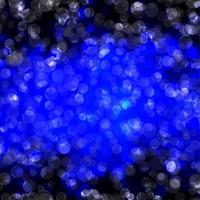 Dark BLUE vector background with bubbles.