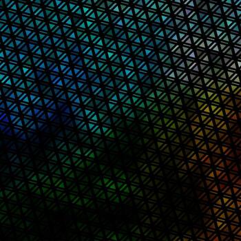 diseño de vector azul claro, verde con líneas, triángulos.