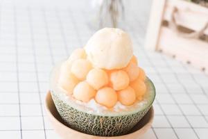 ice melon bingsu, famoso helado coreano