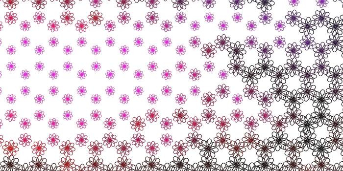 Light Pink vector pattern with wry lines.