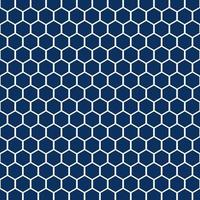 Modern Blue Hexagon Seamless Pattern vector