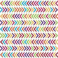 Modern Colorful Geometric Arrow Seamless Pattern vector