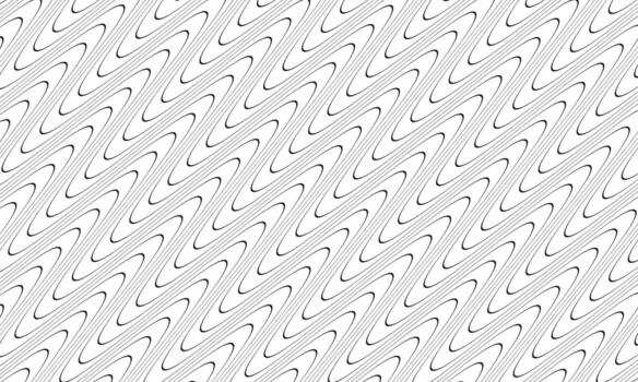 Abstract Wavy Lines Seamless Pattern vector
