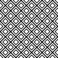 Modern Black Rhombus Seamless Pattern vector