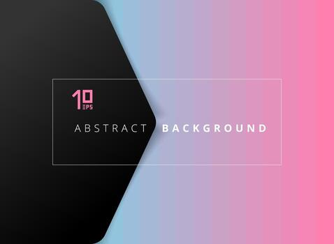 Template abstract geometric pattern blue and pink background vector