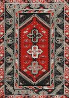 alfombra de diseño de tela tradicional asiática foto