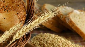 Delicious Fresh Bread Food Concept photo