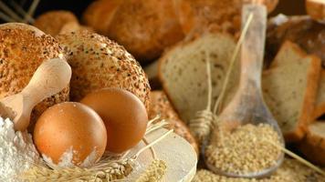 Delicious Fresh Bread Food Concept photo