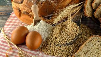 Delicious Fresh Bread Food Concept photo