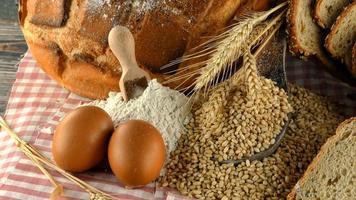 Delicious Fresh Bread Food Concept photo