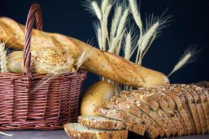 Delicious Fresh Bread Food Concept photo