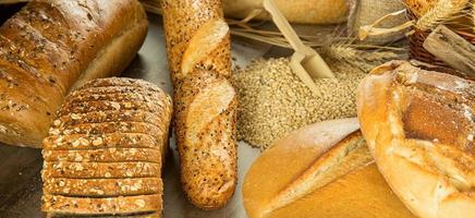 Delicious Fresh Bread Food Concept photo
