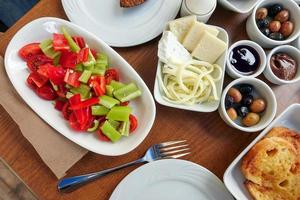 Turkish Traditional Breakfast Table photo