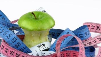 Healthy Fruit Apple and Measurement photo