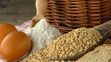 Delicious Fresh Bread Food Concept photo