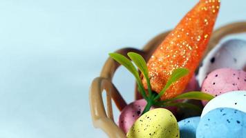 Colorful Traditional Easter Paschal Eggs photo