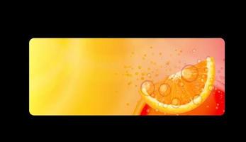 Abstract Orange Background Vector Iillustration