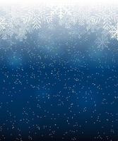 Abstract Beauty Christmas and New Year Background with Snow vector