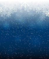 Abstract Beauty Christmas and New Year Background with Snow vector