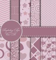 Set of Beautiful Vector Paper for Scrapbook