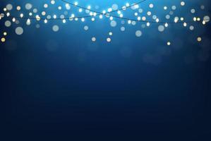 Abstract blue gradient background with glossy light. vector